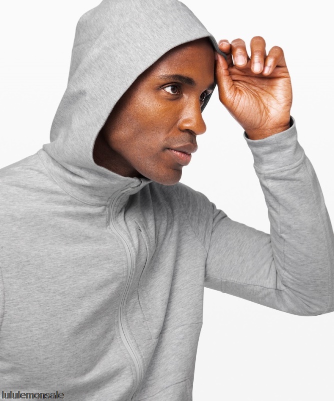 Lululemon Deutschland DELULU649 | Lululemon Deutschland Sea Salt City Sweat-Hoodie Mit Durchgehendem Reißverschluss